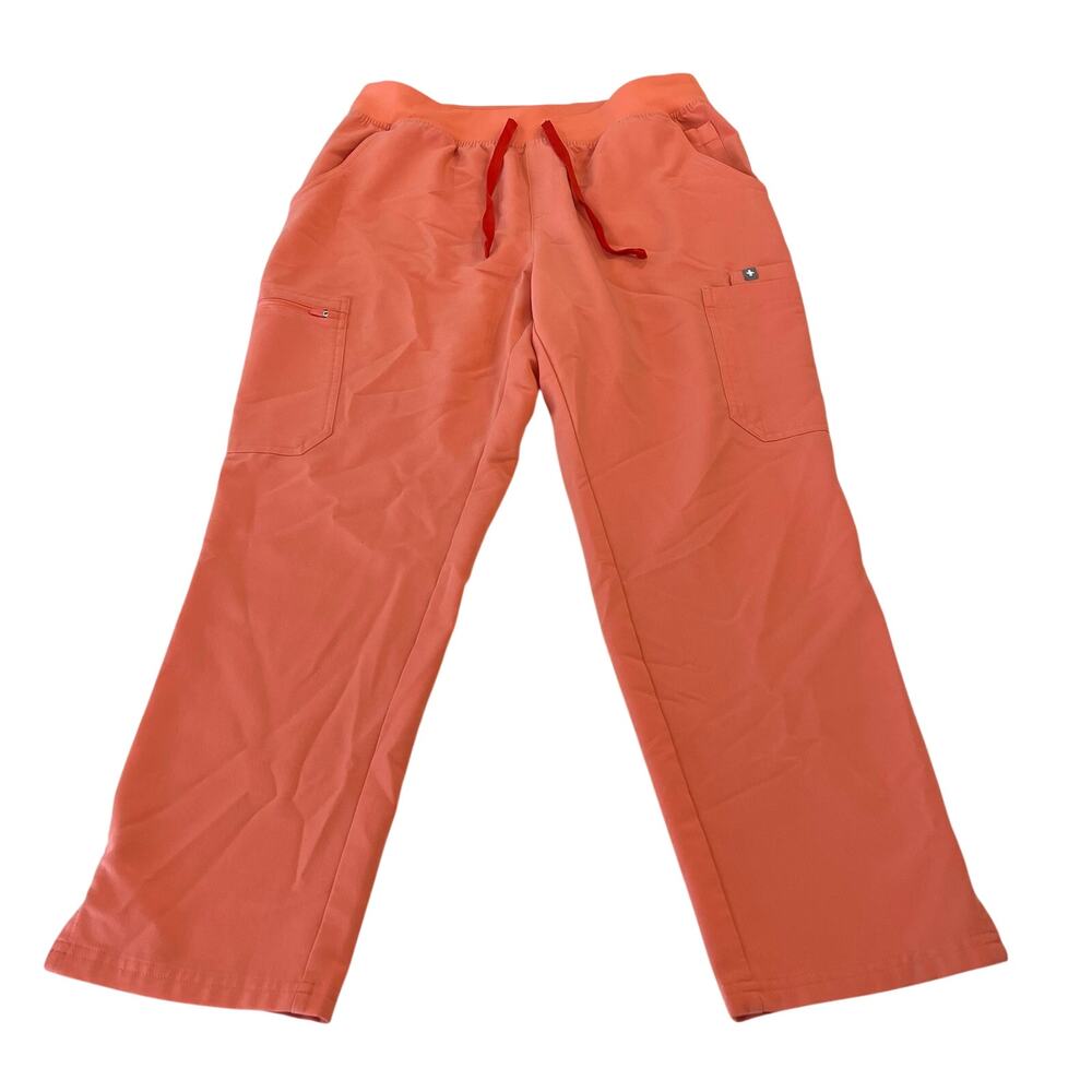 FIGS Yola High-Rise Slim Scrub Pant in Sunset Drift Size Large Petite